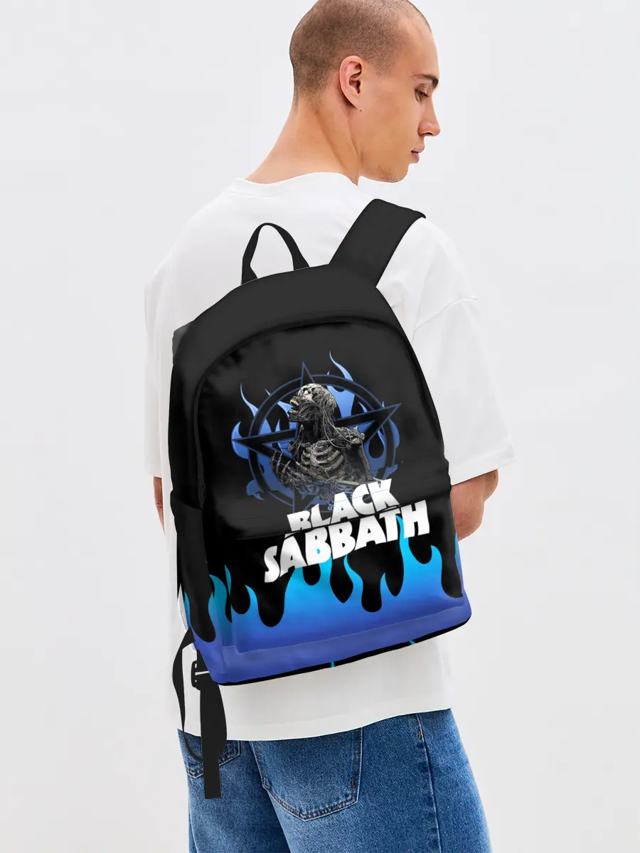 Рюкзак джинсовый / Black Sabbath | Heavy Metal