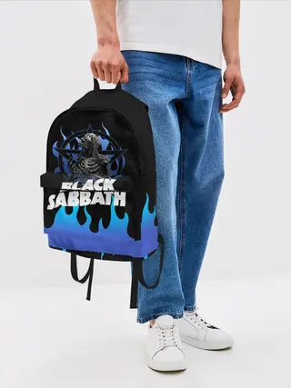 Рюкзак джинсовый / Black Sabbath | Heavy Metal