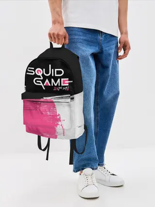 Рюкзак джинсовый / SQUID GAME