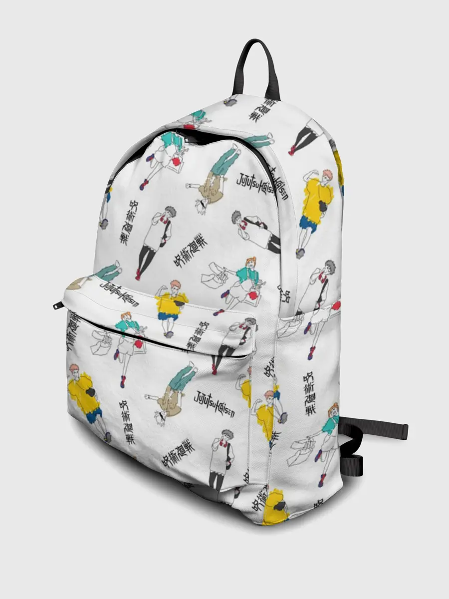 Рюкзак джинсовый / Магическая битва - главные герои