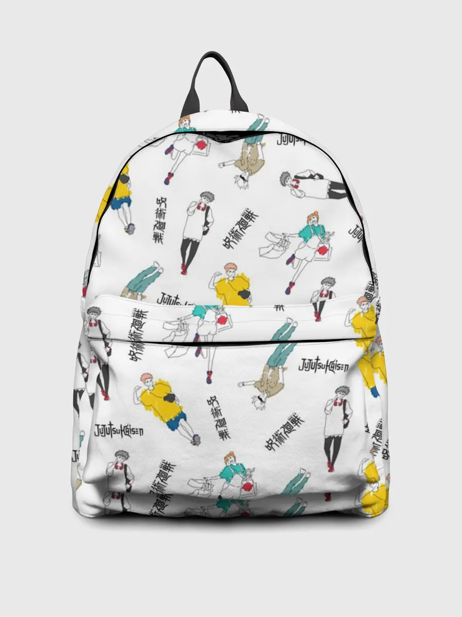 Рюкзак джинсовый / Магическая битва - главные герои