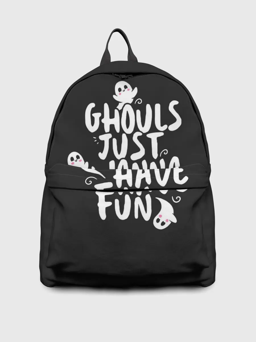 Рюкзак джинсовый / Монстры просто хотят веселья