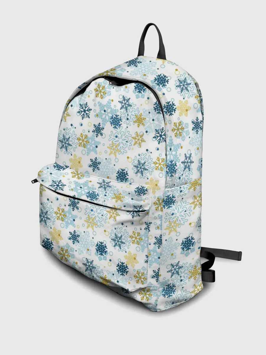 Рюкзак джинсовый / Снежинки Кружатся