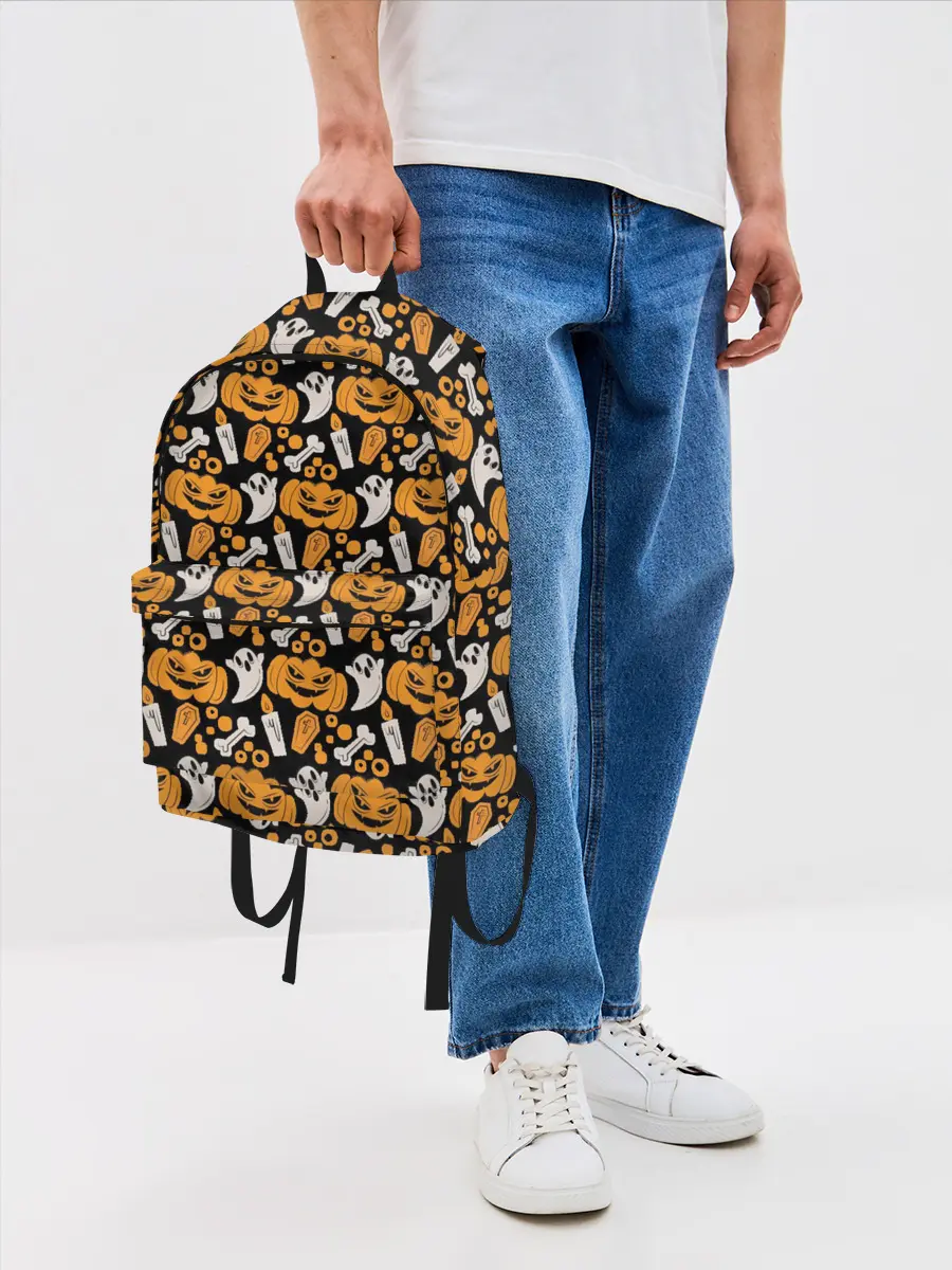 Рюкзак джинсовый / Patern Halloween 22