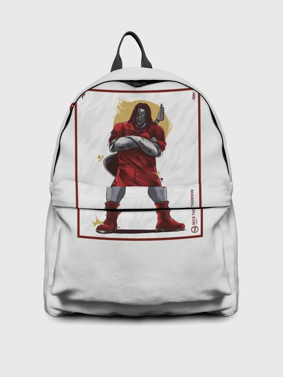 Рюкзак джинсовый / SLIPKNOT | Mick Thomson