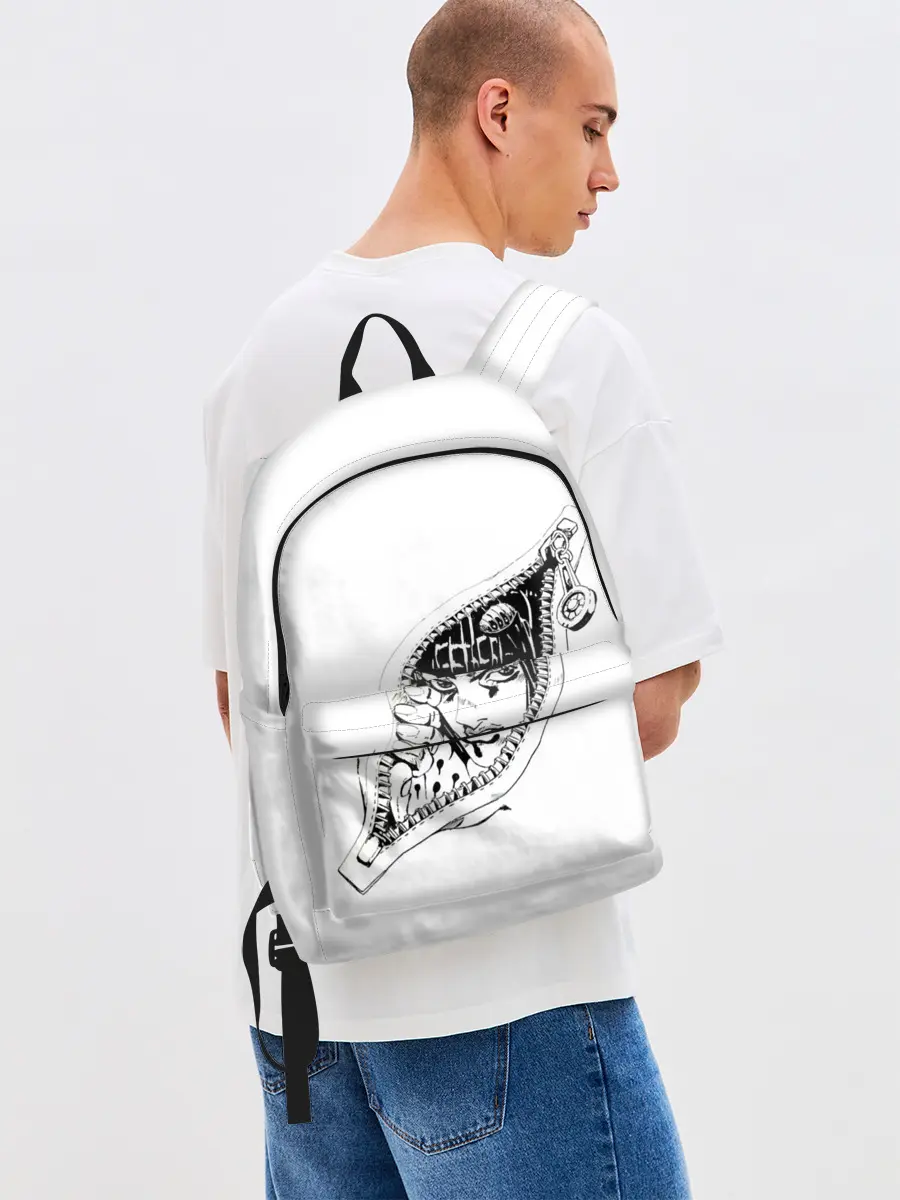 Рюкзак джинсовый / Бруно Буччелати внутри из Джоджо