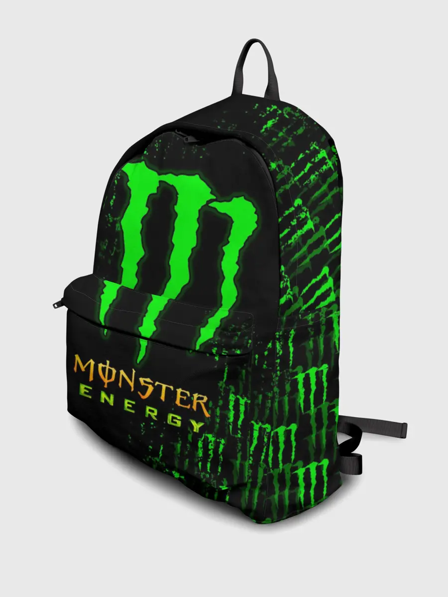 Рюкзак джинсовый / MONSTER ENERGY NEON | МОНСТЕР НЕОН