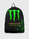 Рюкзак джинсовый / MONSTER ENERGY NEON | МОНСТЕР НЕОН