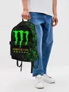 Рюкзак джинсовый / MONSTER ENERGY NEON | МОНСТЕР НЕОН