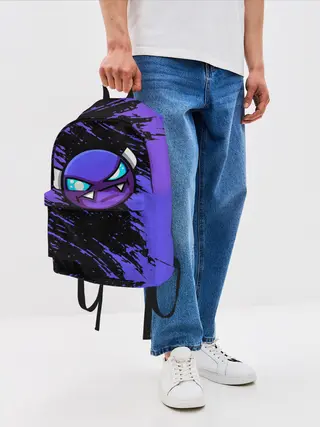 Рюкзак джинсовый / Геометри Даш | Geometry Dash