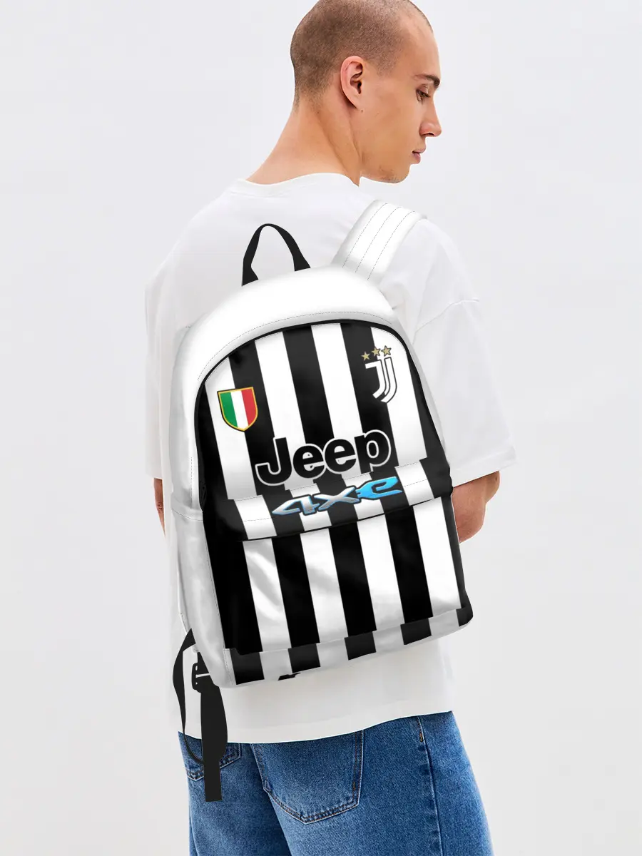 Рюкзак джинсовый / Форма Ювентуса домашняя 2021/2022