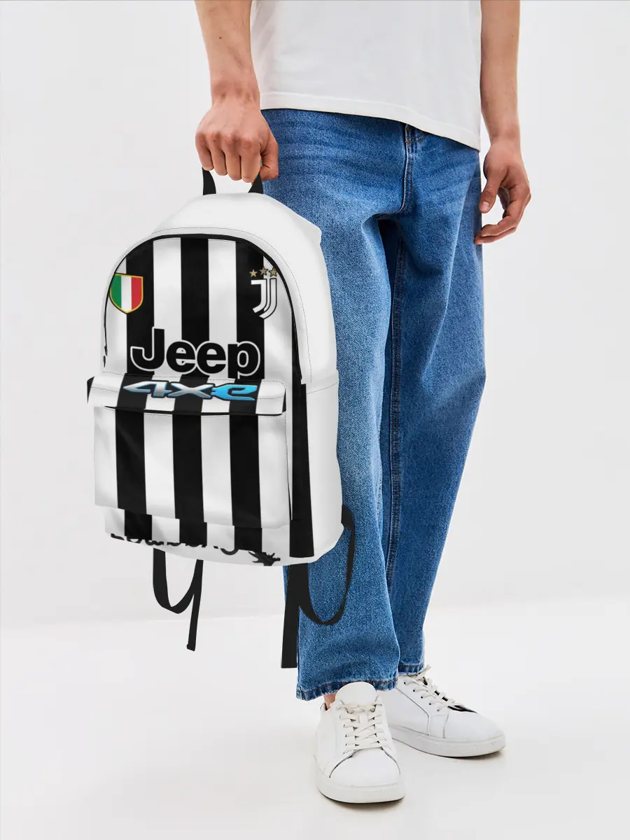 Рюкзак джинсовый / Форма Ювентуса домашняя 2021/2022
