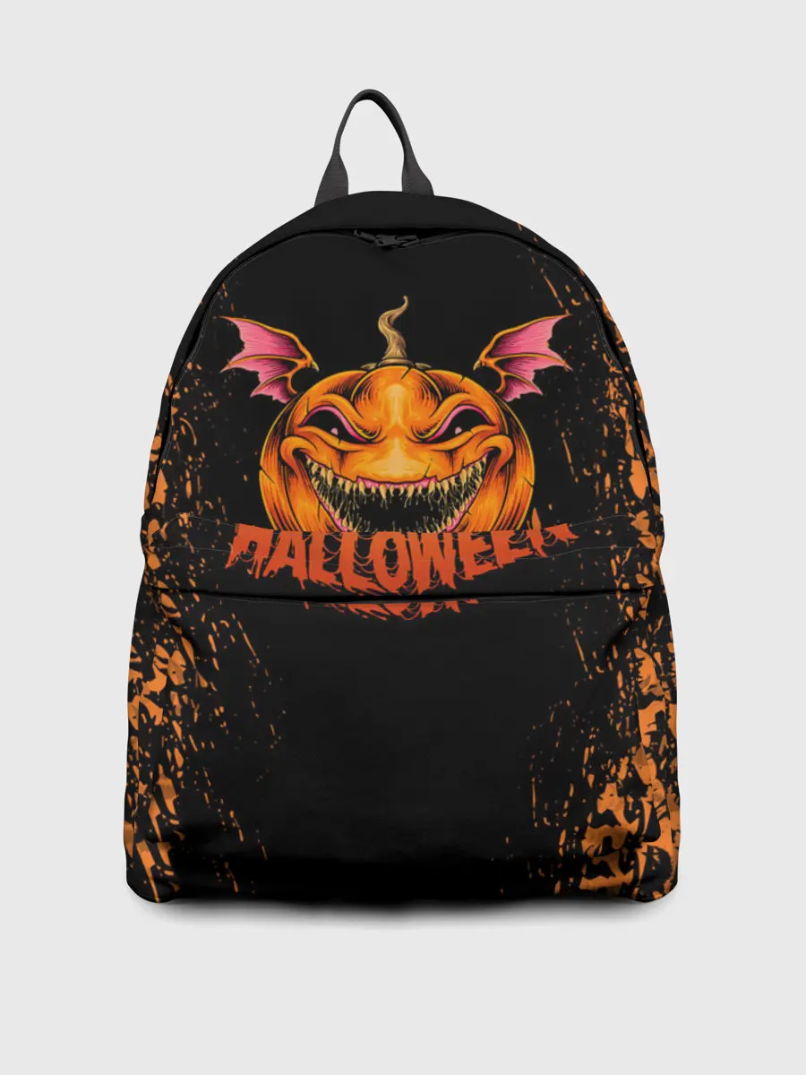Рюкзак джинсовый / ВЕСЕЛАЯ ТЫКВА | ХЭЛЛОУИН