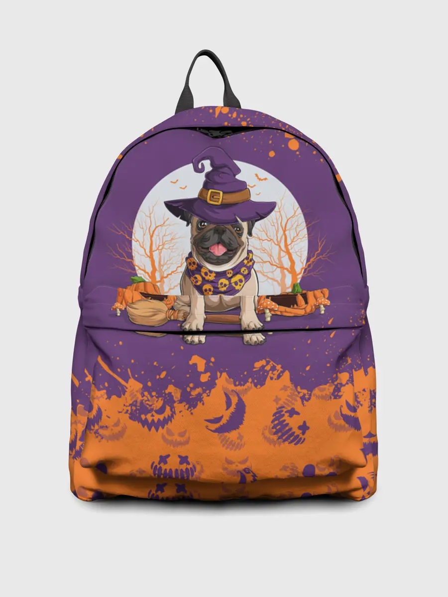 Рюкзак джинсовый / МОПС НА ХЭЛЛОУИН