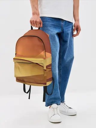 Рюкзак джинсовый / Пустыня Арракис Дюна