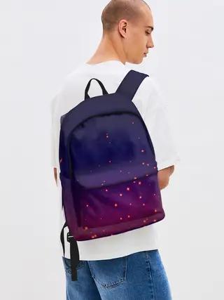 Рюкзак джинсовый / Gradient background