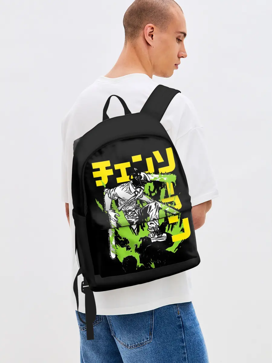 Рюкзак джинсовый / Человек-бензопила - Chainsaw Man