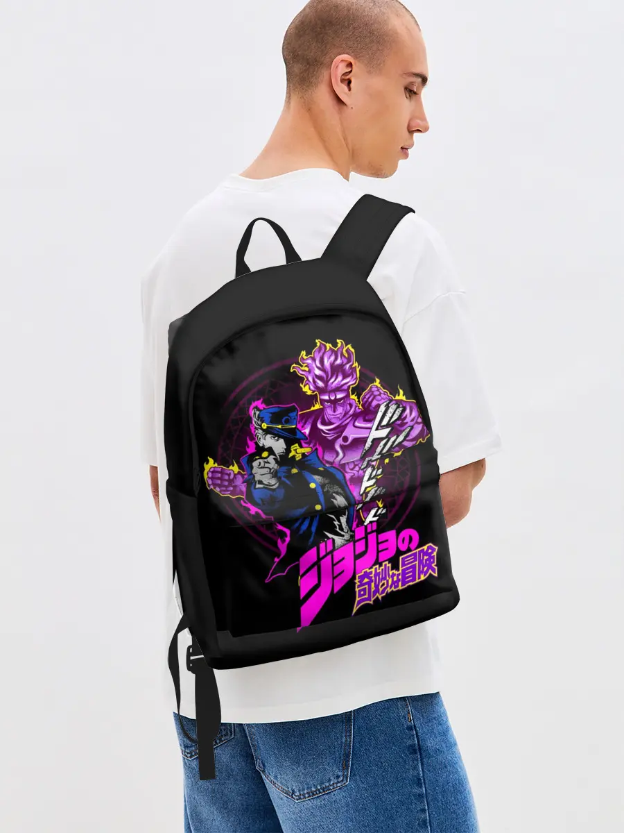 Рюкзак джинсовый / Джотаро Куджо - JoJos Bizarre Adventure