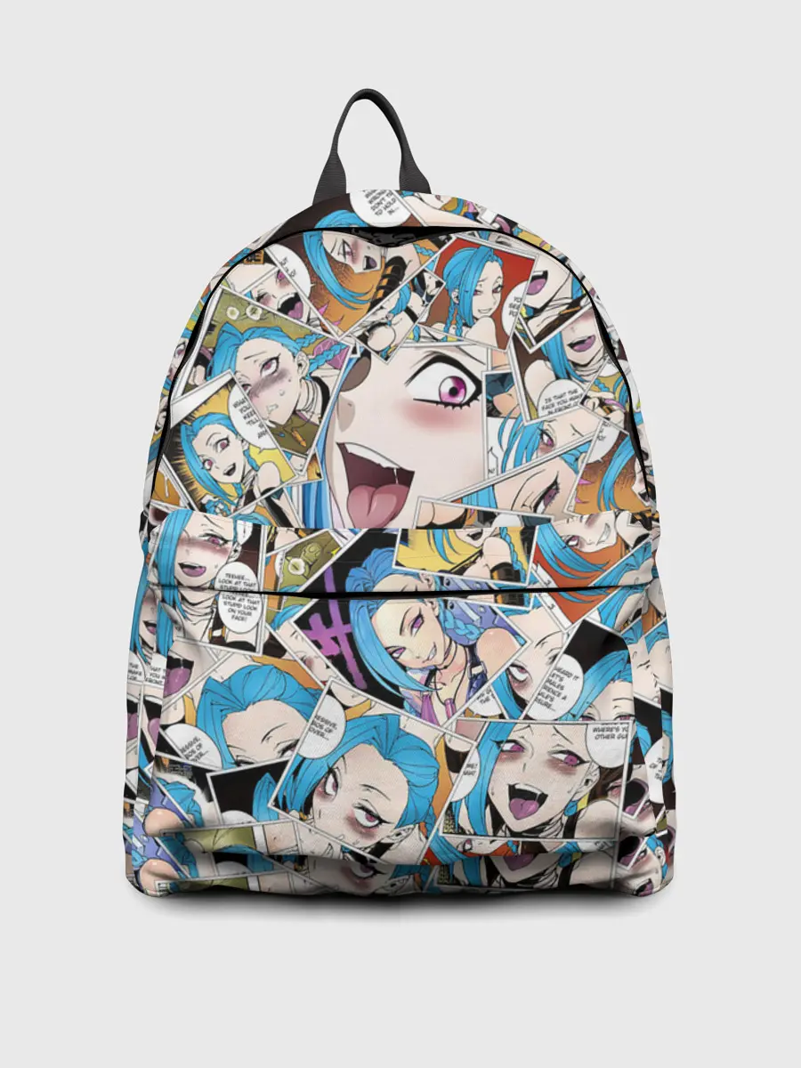 Рюкзак джинсовый / Jinx Ahegao