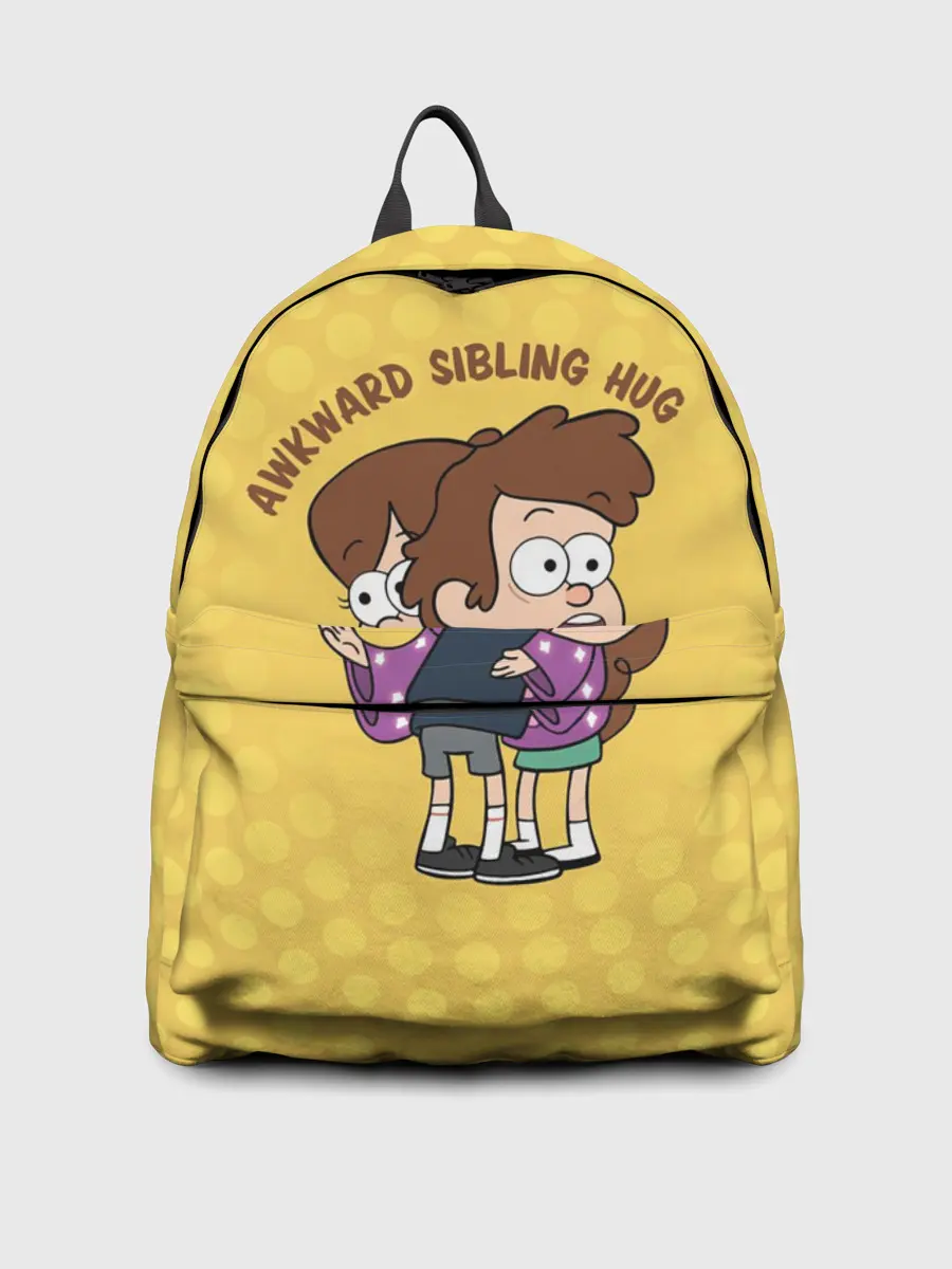 Рюкзак джинсовый / Awkward sibling hug