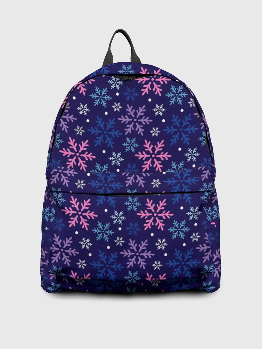 Рюкзак джинсовый / Ночные Снежинки