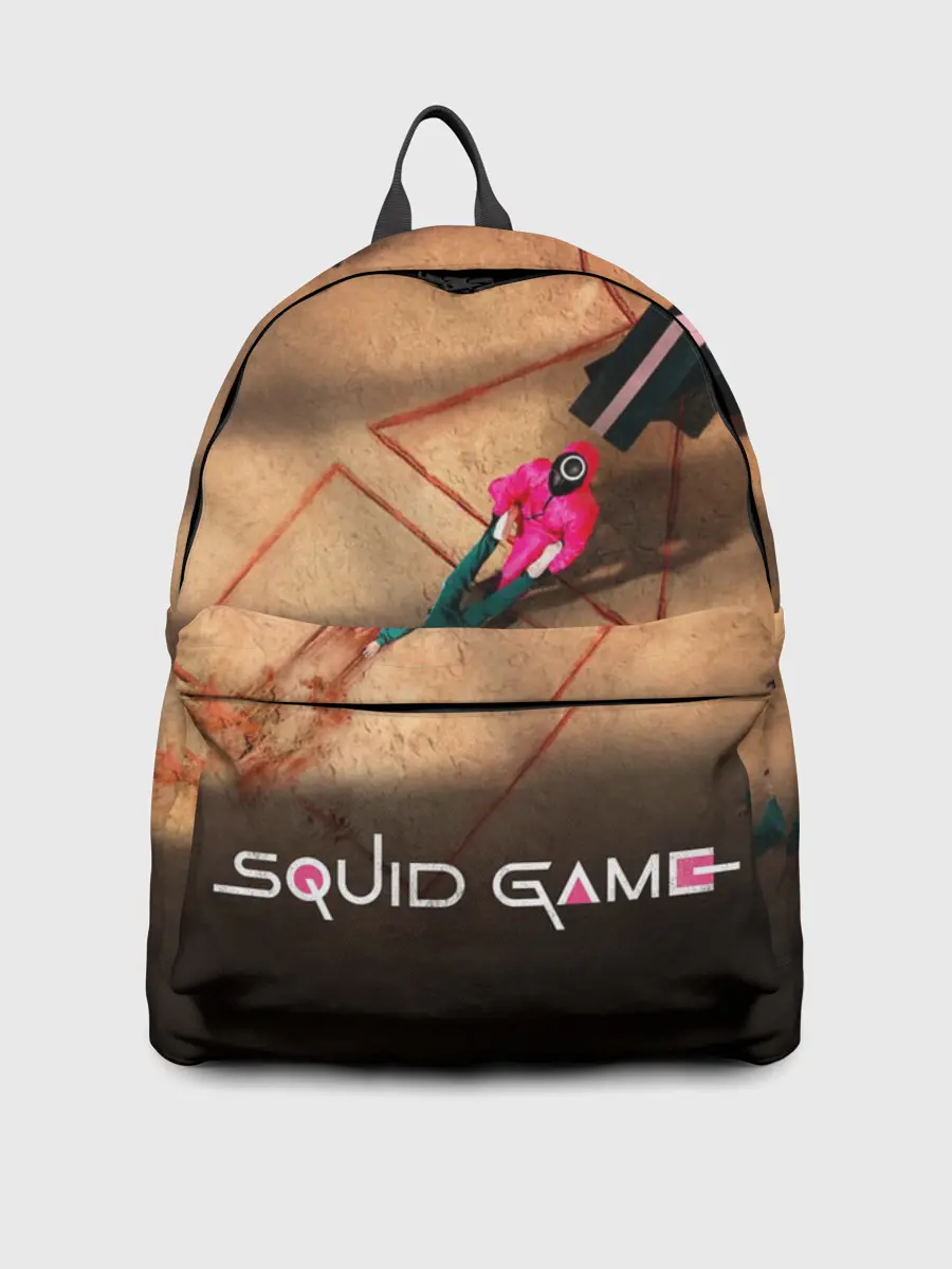 Рюкзак джинсовый / Игра в Кальмара Обложка