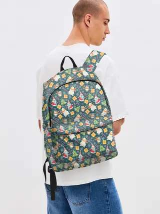 Рюкзак джинсовый / С Новым Годом