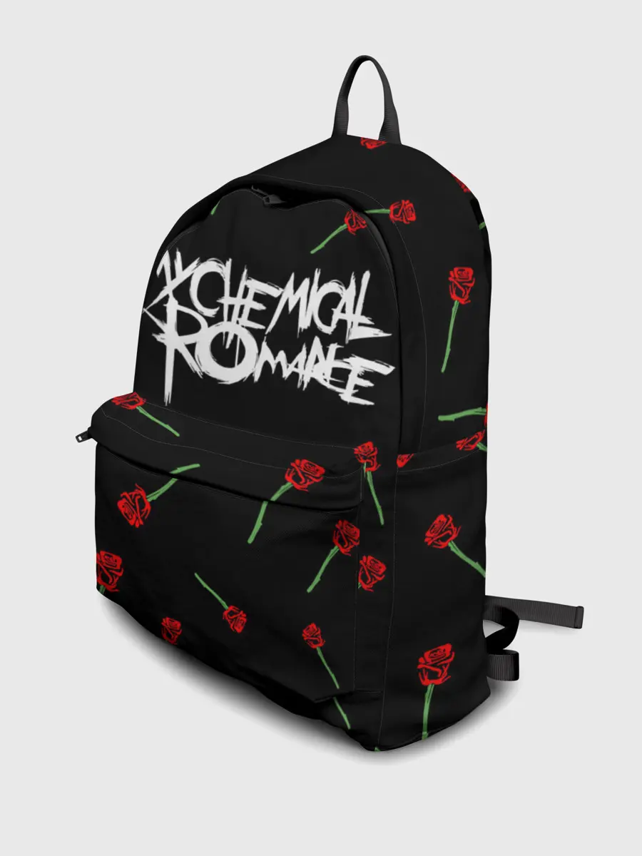 Рюкзак джинсовый / MY CHEMICAL ROMANCE РОЗЫ | MCR ROSES
