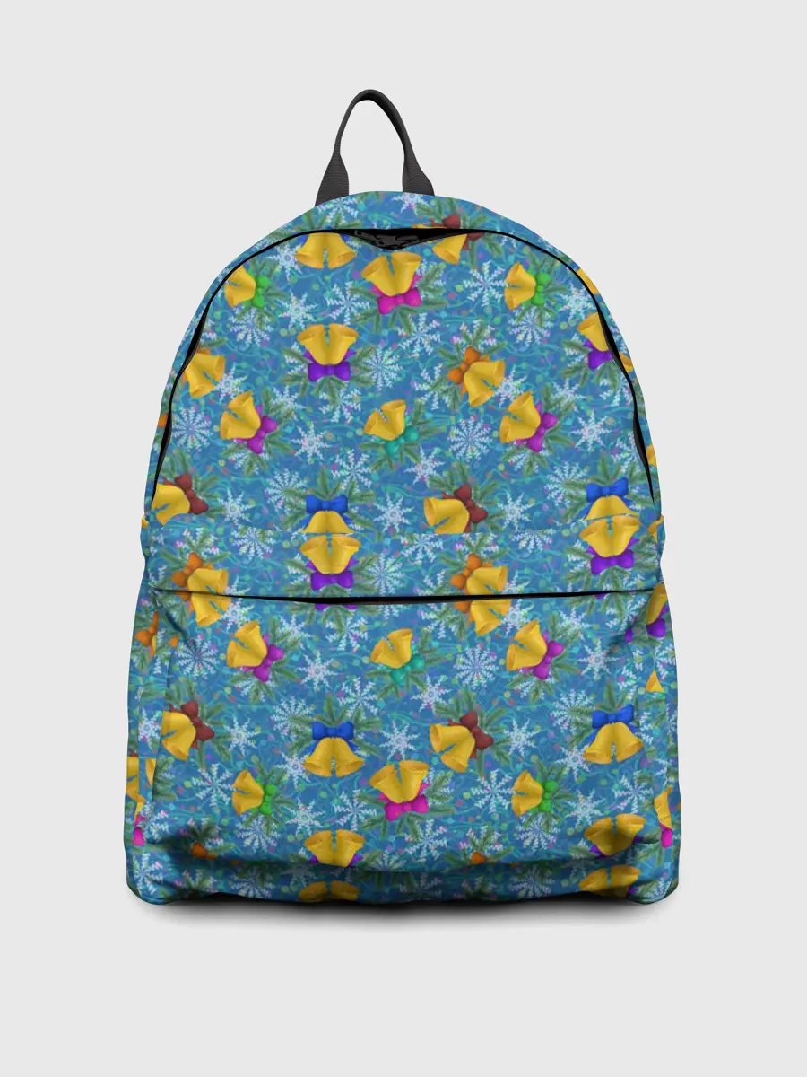 Рюкзак джинсовый / Праздничные Колокольчики