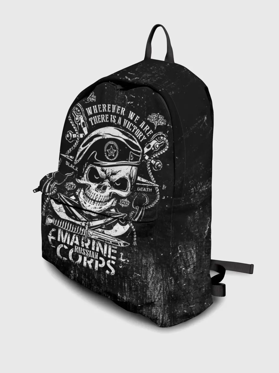 Рюкзак джинсовый / Морская пехота РОССИЯ