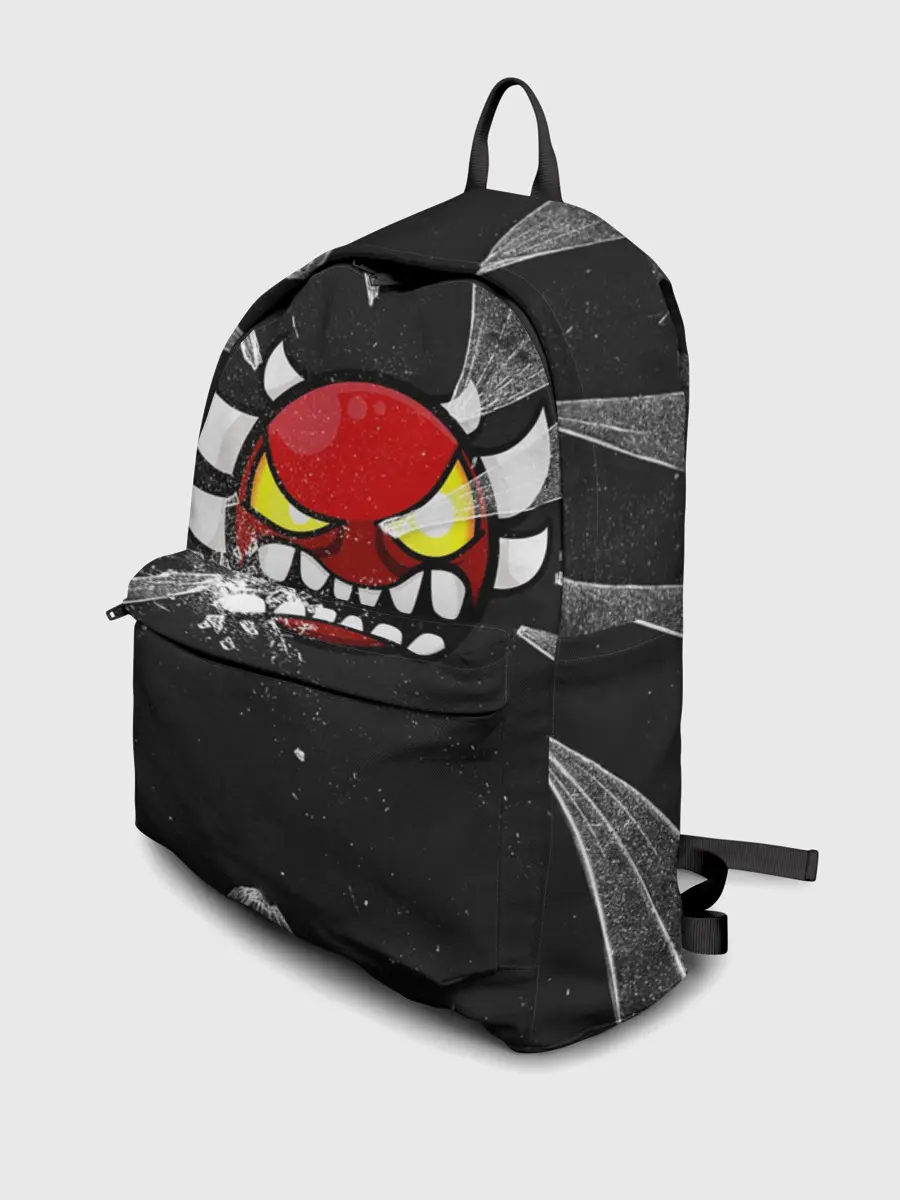 Рюкзак джинсовый / Геометри Даш осколки | Geometry Dash