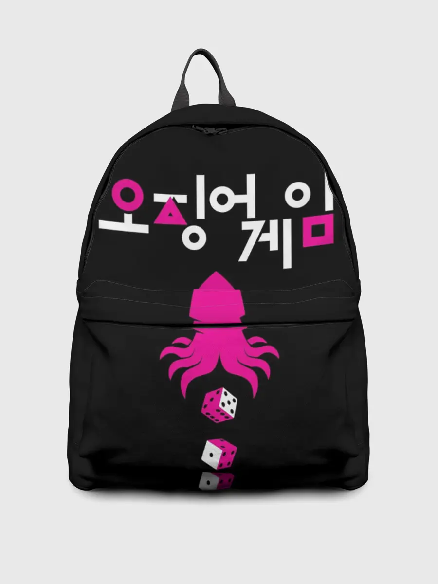 Рюкзак джинсовый / Игра в кальмара кубики