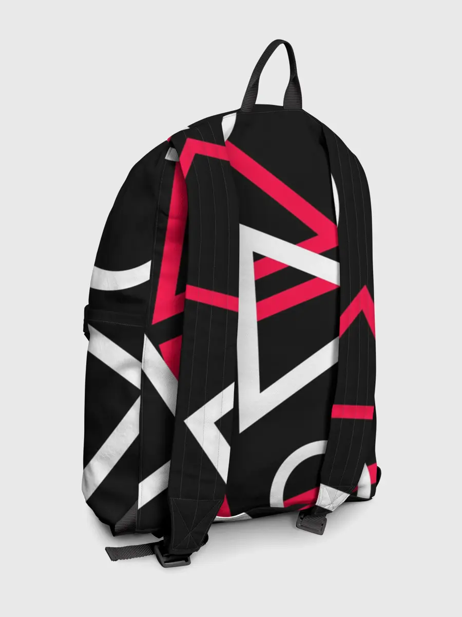 Рюкзак джинсовый / Игра в кальмара -маска ведущего