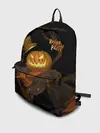Рюкзак джинсовый / Приветливая тыква на Хэллоуин