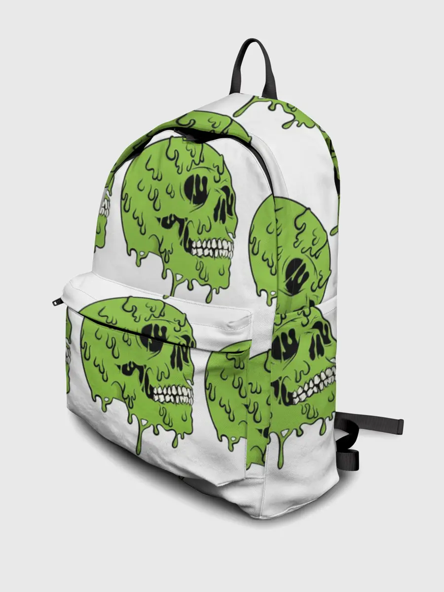 Рюкзак джинсовый / Кислотный Череп!)