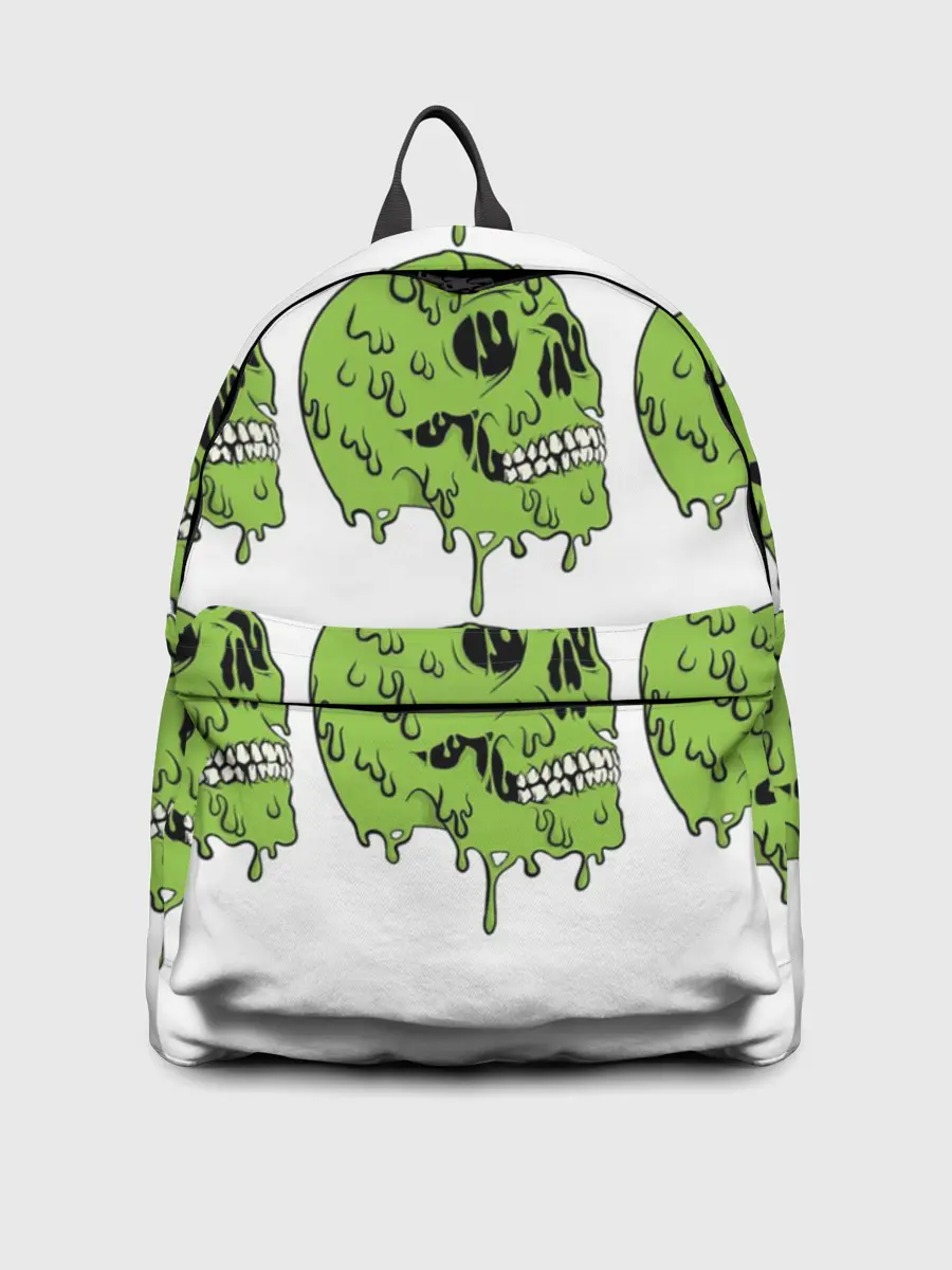 Рюкзак джинсовый / Кислотный Череп!)