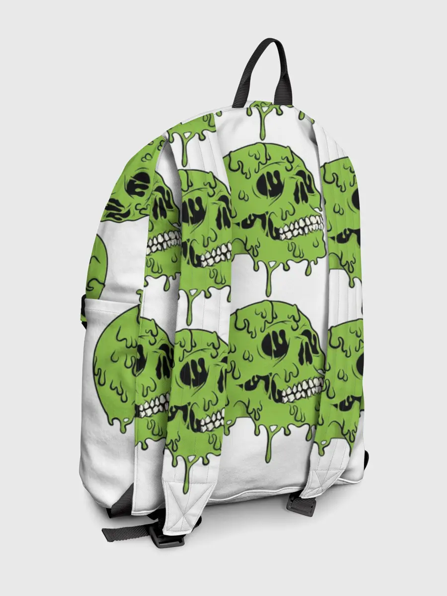 Рюкзак джинсовый / Кислотный Череп!)