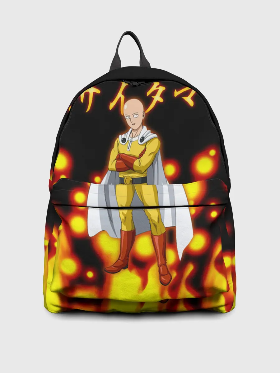 Рюкзак джинсовый / Ванпанчмен / Сайтама Saitama