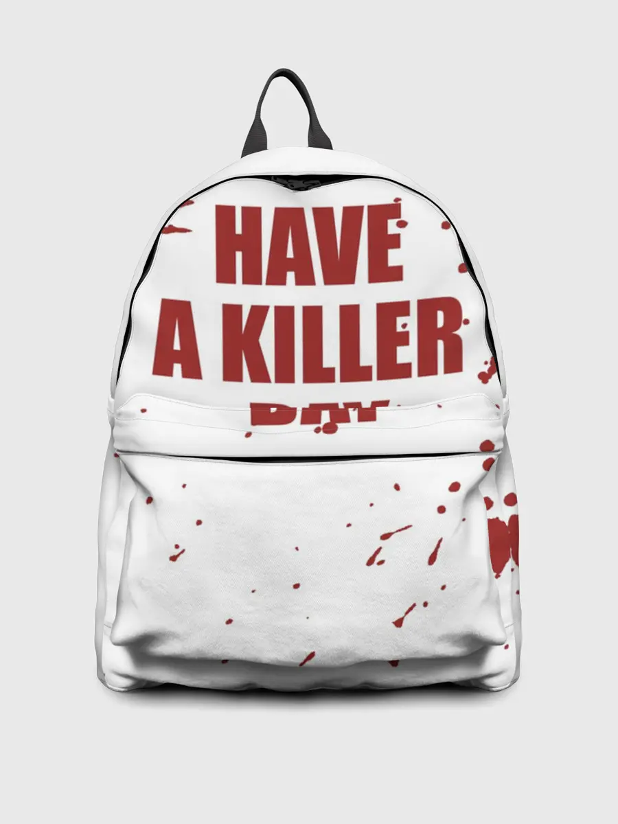 Рюкзак джинсовый / blood have a killer day Dexter