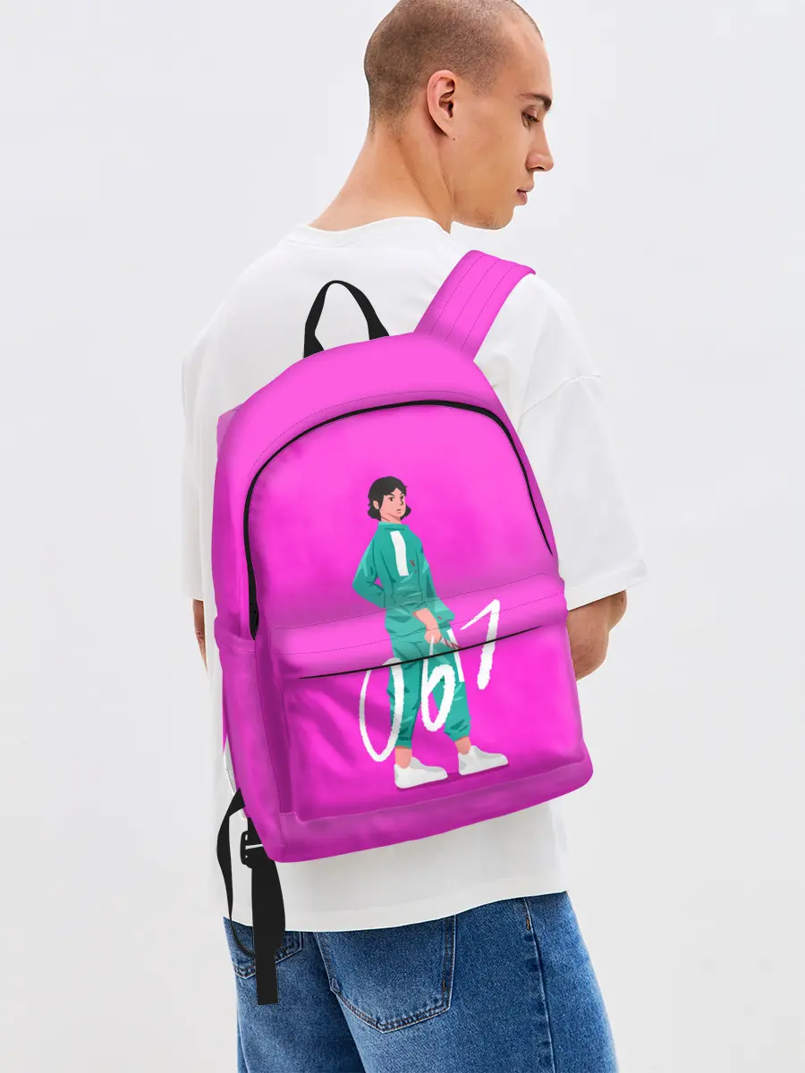 Рюкзак джинсовый / Игрок в кальмара 067