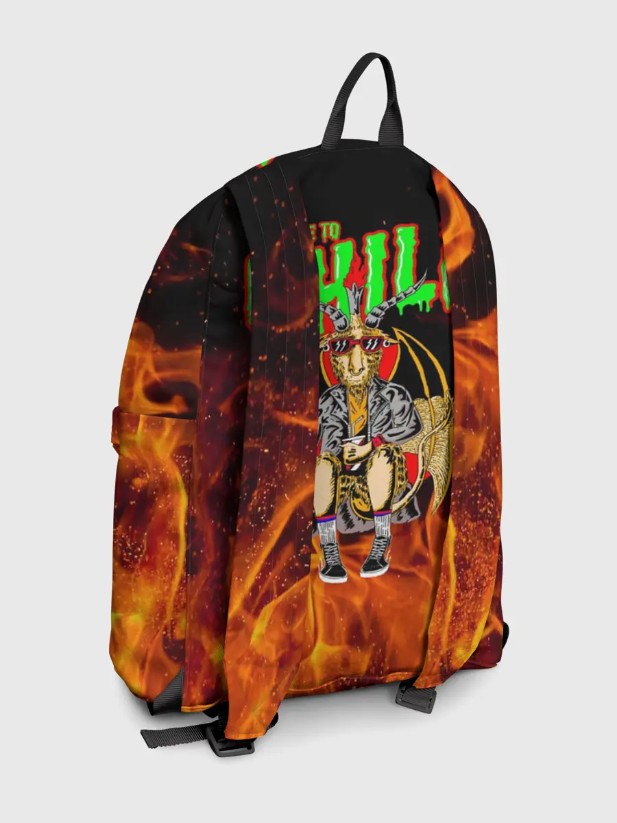 Рюкзак джинсовый / Time to chill in fire