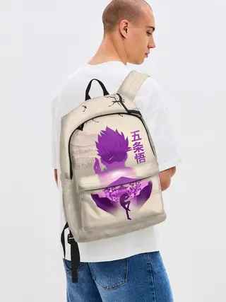 Рюкзак джинсовый / Сатору Годжо японский стиль