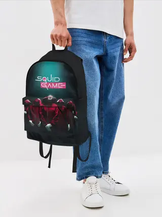 Рюкзак джинсовый / Беспощадный Кальмар