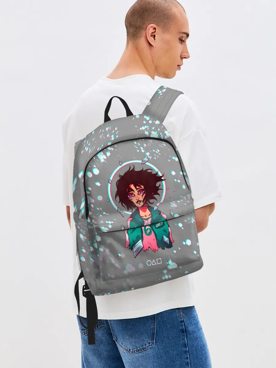 Рюкзак джинсовый / 067 | ГЛИТЧ