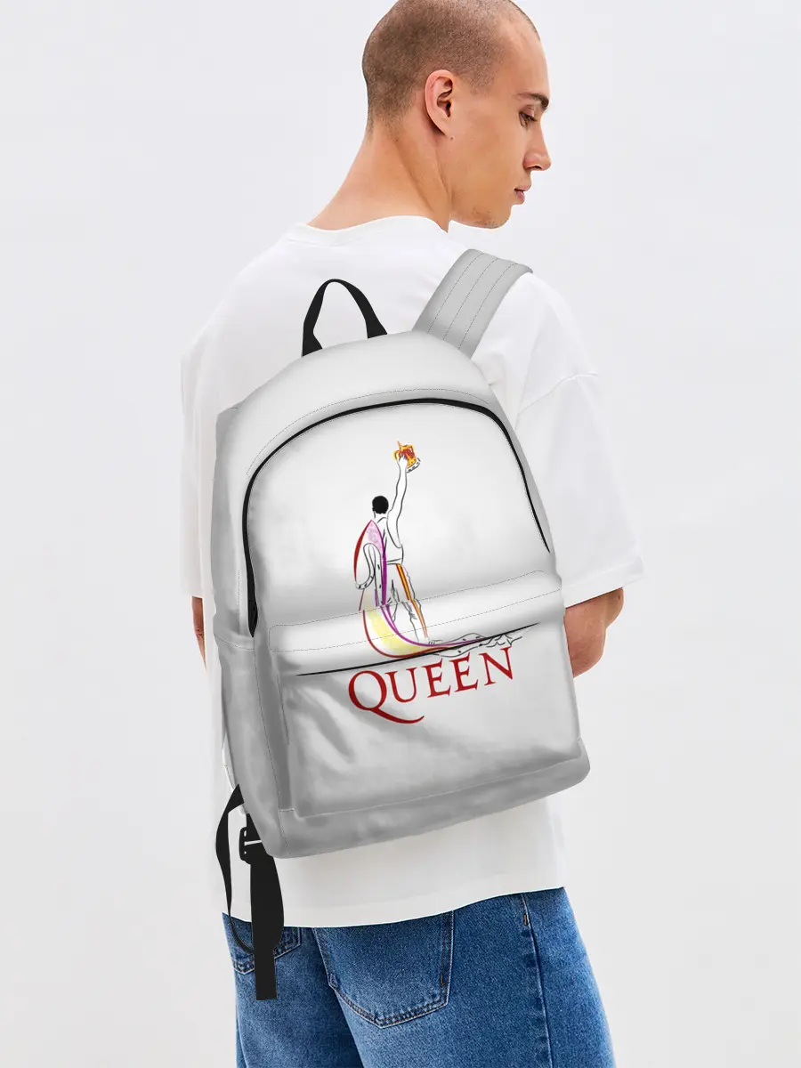 Рюкзак джинсовый / Фредди Меркьюри - Queen