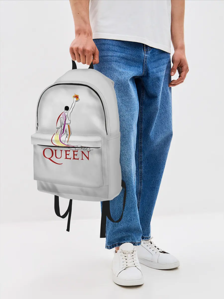 Рюкзак джинсовый / Фредди Меркьюри - Queen