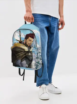 Рюкзак джинсовый / Весемир, Ведьмак