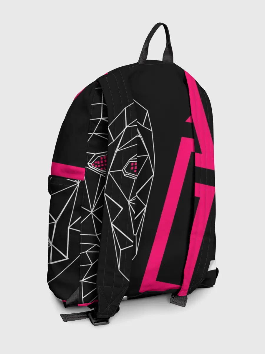 Рюкзак джинсовый / Игра в кальмара - маска Ведущего