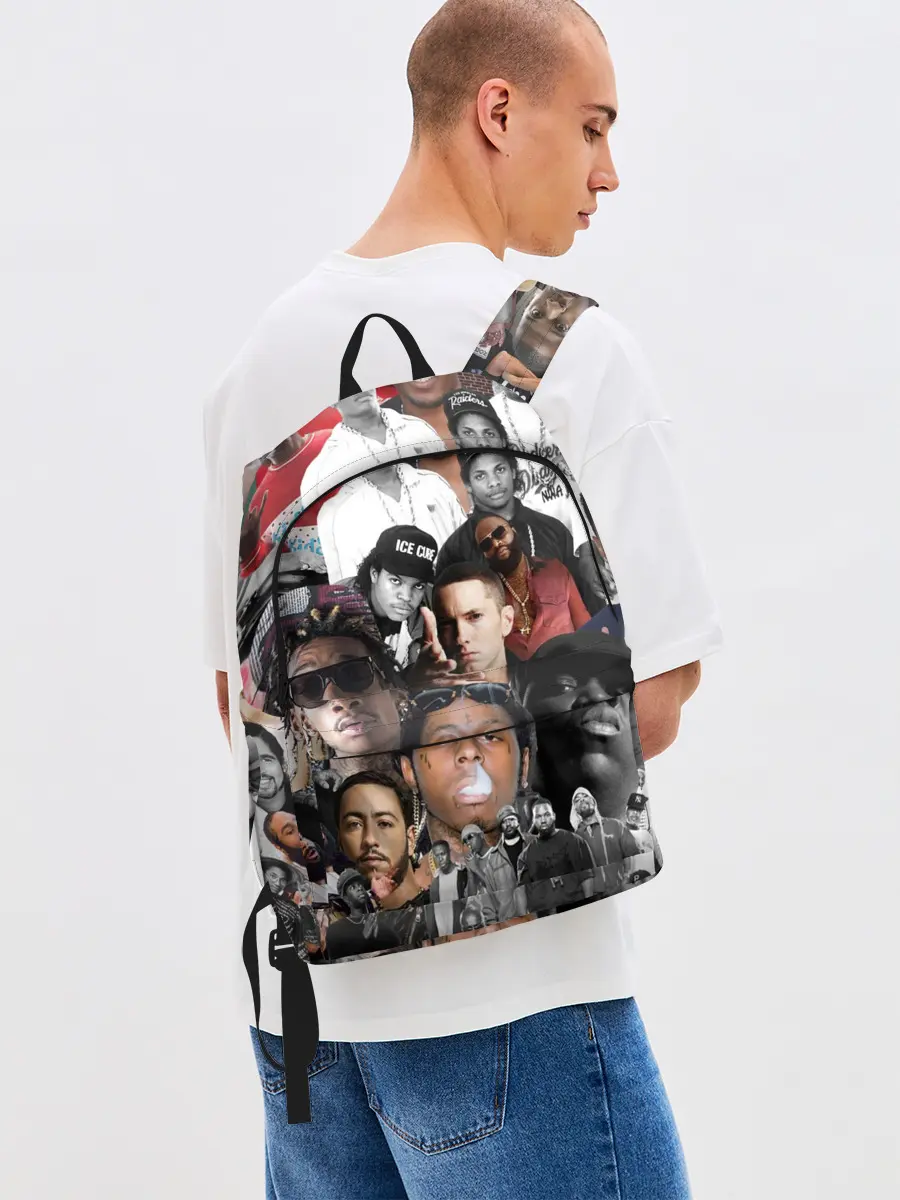 Рюкзак джинсовый / Рэп-Коллаж