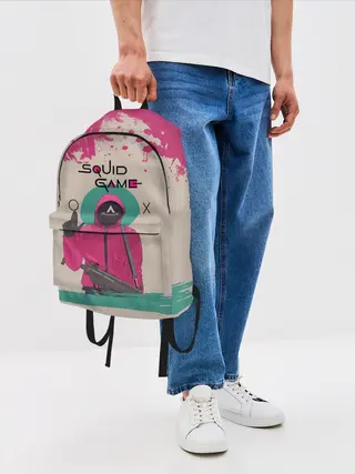 Рюкзак джинсовый / ТРЕУГОЛЬНИК НА КАРАУЛЕ